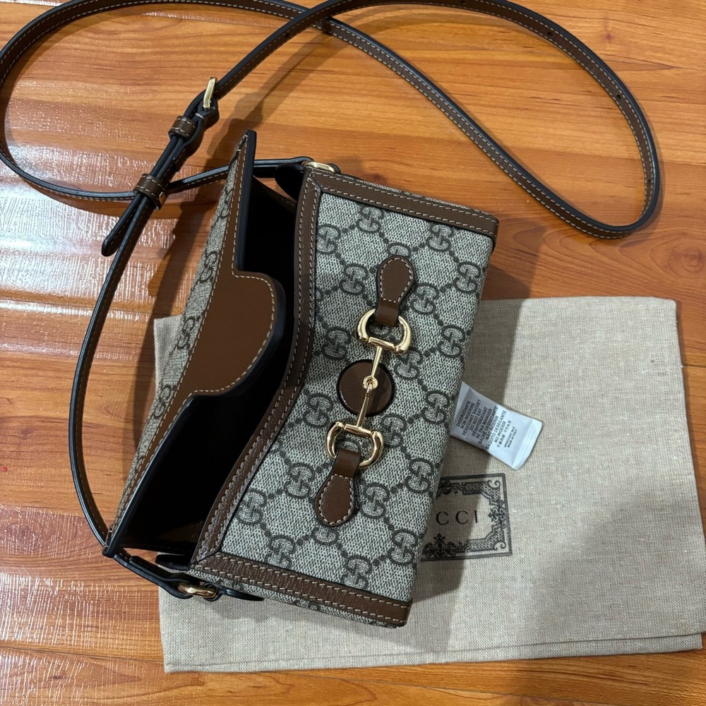 GUCCI HORSEBIT 1955 MINI BAG - Picture 5 of 7